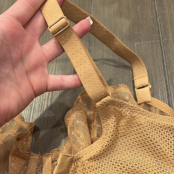 NWT! Chantelle Fleurs Signature Demi Bra - Toffee Sequins - Picture 12 of 13